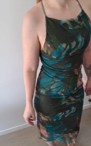 robe moulante en tulle boutique en ligne rose carmel