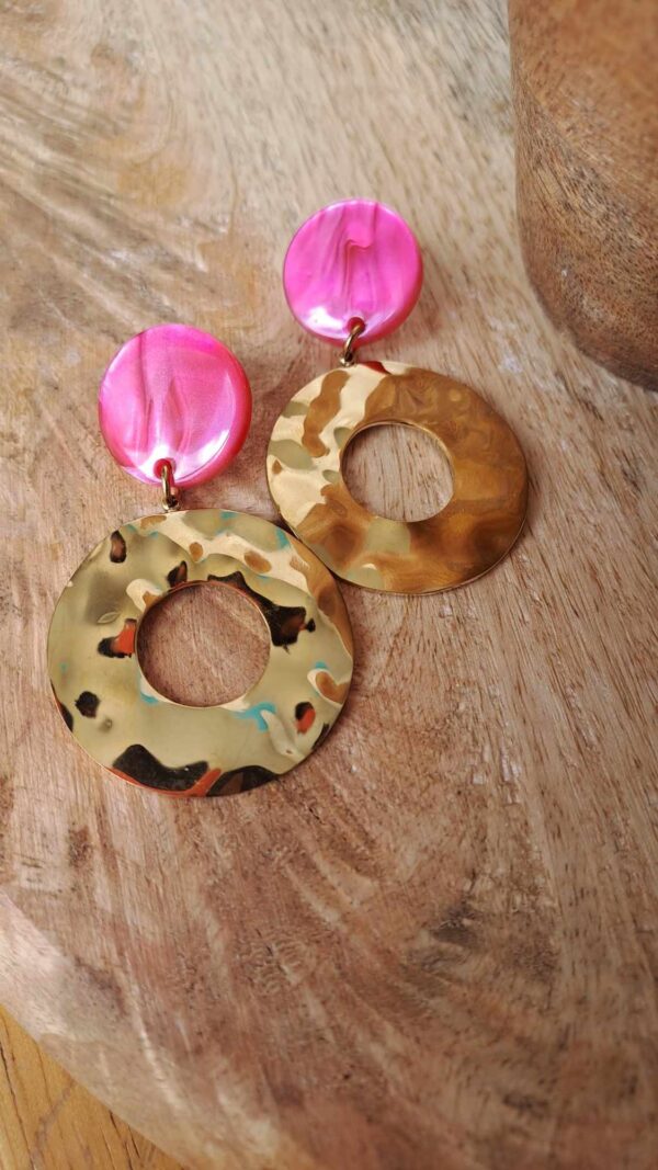 Boucles d'oreilles pendantes " acérola " – Image 2