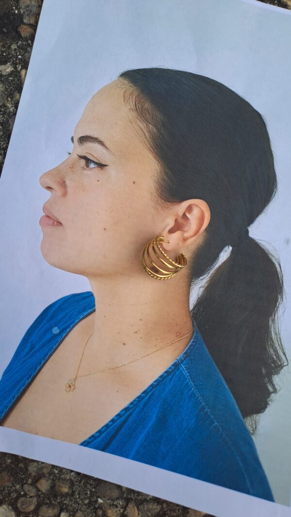 Bagues d'oreilles "soleil"