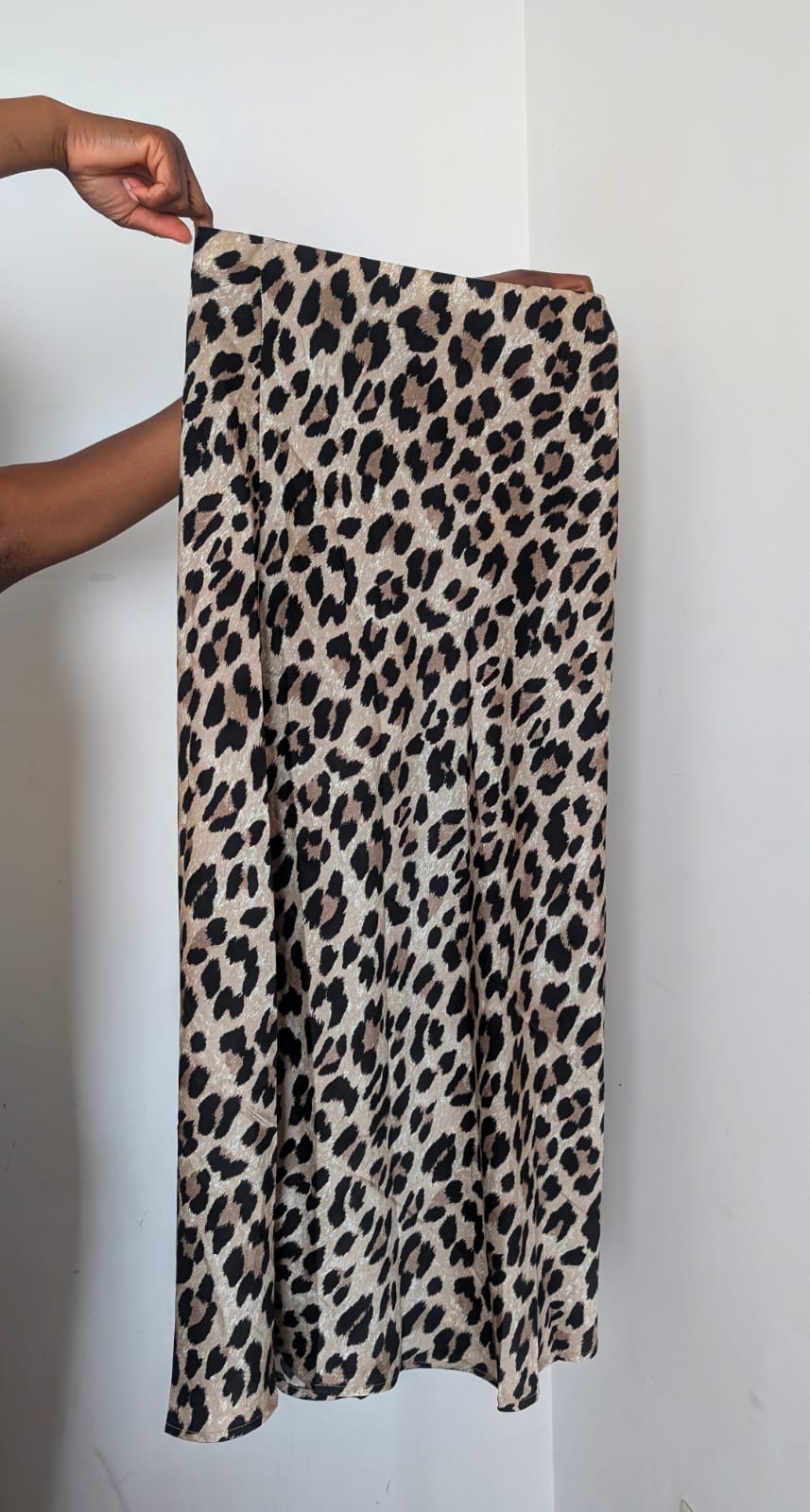 jupe longue leopard femme