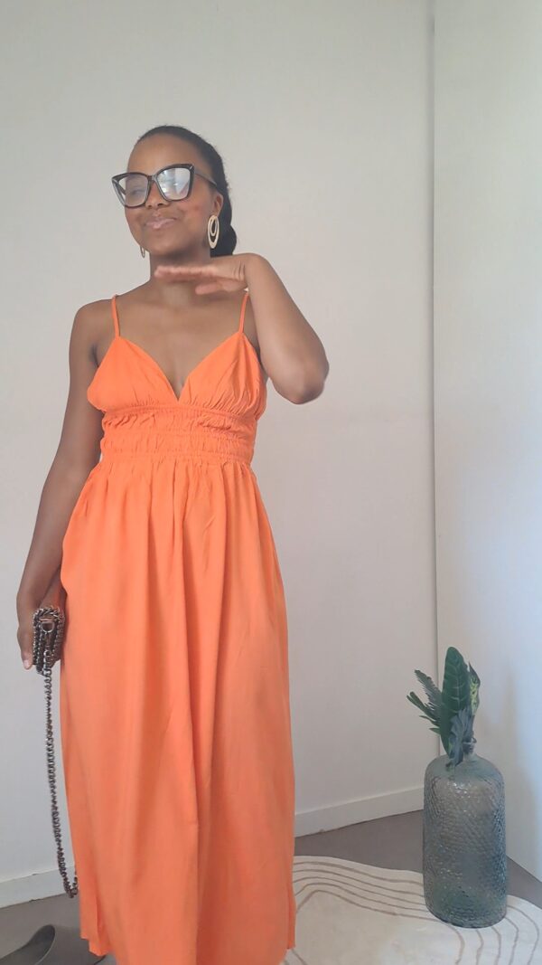 Robe longue dos nu - Mango – Image 2