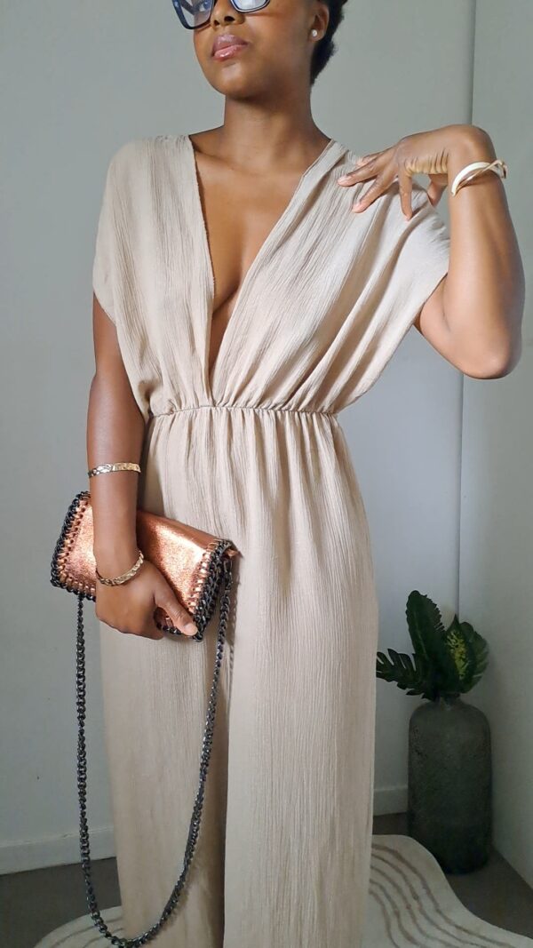 combinaison femme modulable modele queen couleur beige boutique rose carmel