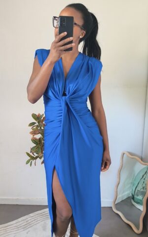 Robe longue fendue - Dernière couleur