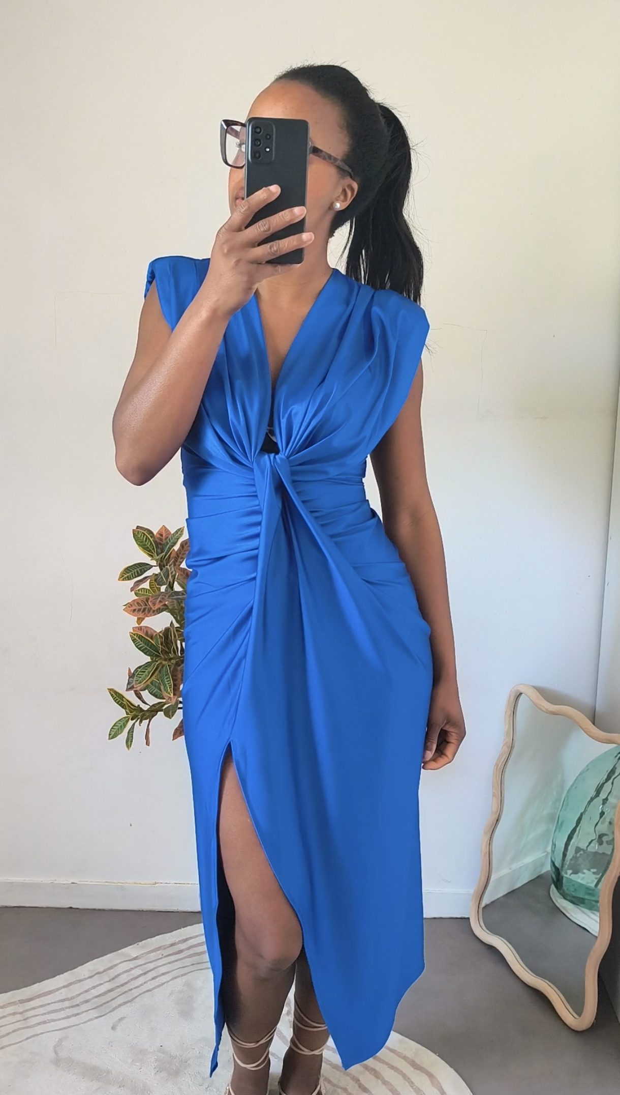 Robe longue fendue - Dernière couleur