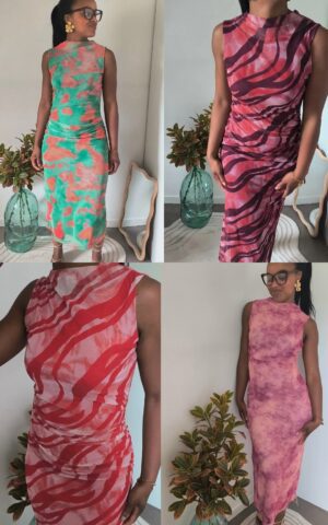 Robe longue et hypnotisante mesh - Plusieurs coloris