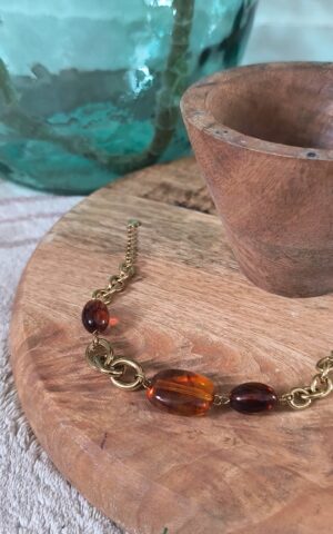 Bracelet doré - Féminin et solaire