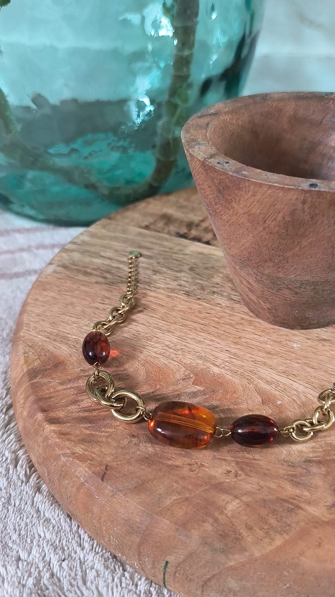 Bracelet doré - Féminin et solaire