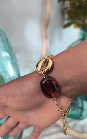Bracelet doré - Féminin et solaire