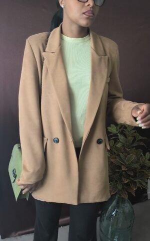 veste blazer femme couleur camel rose carmel boutique veste blazer femme marron
